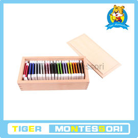 Sensorische Materialien Montessori, hölzerne Spielwaren, pädagogische Spielwaren für KindFarbetabletten (2. Kasten